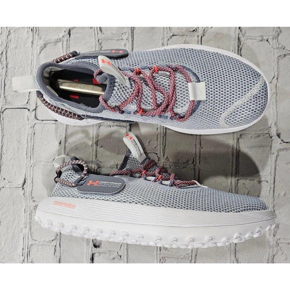 Under Armour UA Fat Tire Low Gray Laser Orange 3027562-100 MENS 8 WOMENS 9.5 main image 6